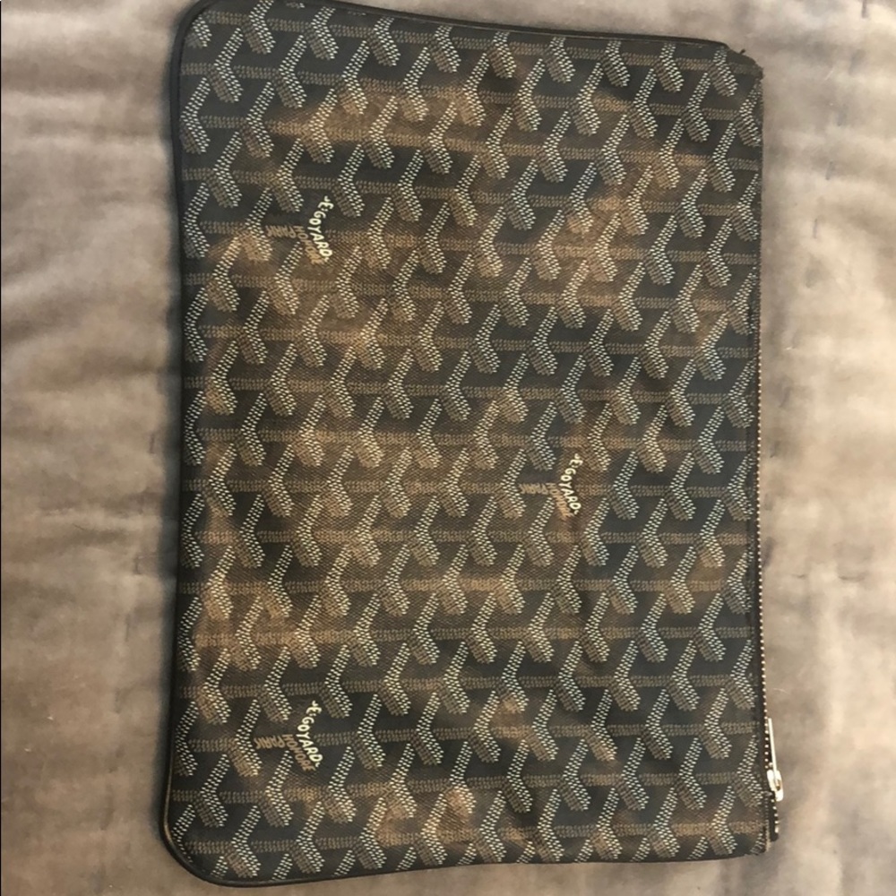 GOYARD Goyardine Senat Pochette MM Black